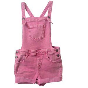 Cat & Jack Superstretchy Pink Overalls, Kids M (7/8)